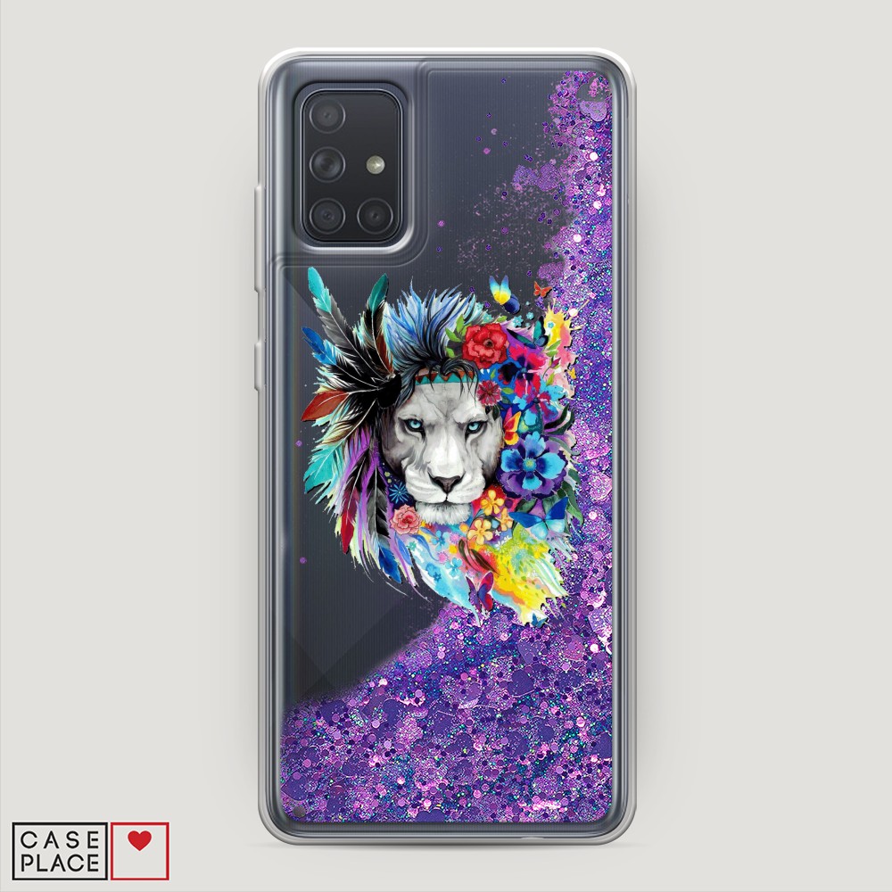 

Чехол Awog на Samsung Galaxy A71 4G "Гавайский лев", Разноцветный, 29092-1