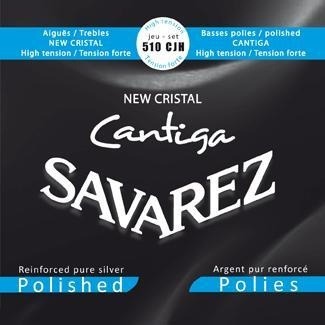 фото Струны savarez 510cjh new cristal cantiga blue silver polished basses