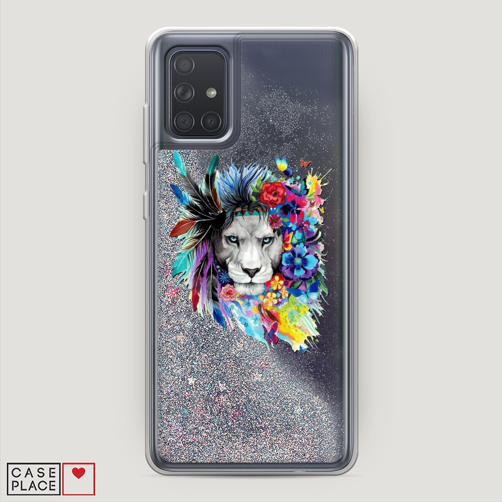 

Чехол Awog на Samsung Galaxy A71 4G "Гавайский лев", Разноцветный, 29091-1