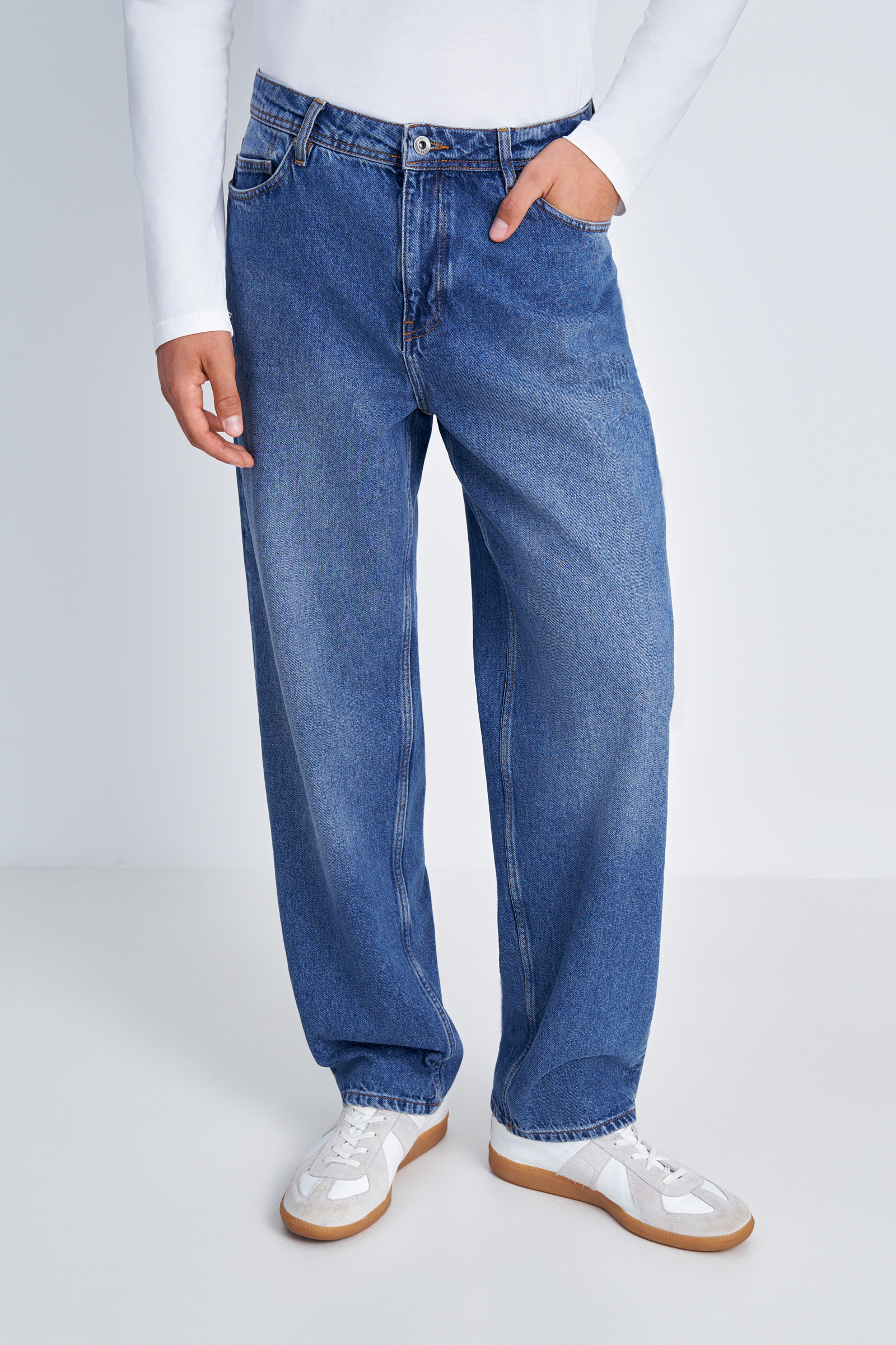 

Джинсы мужские Finn Flare FAE25012 синие W28/L32, Синий, FAE25012