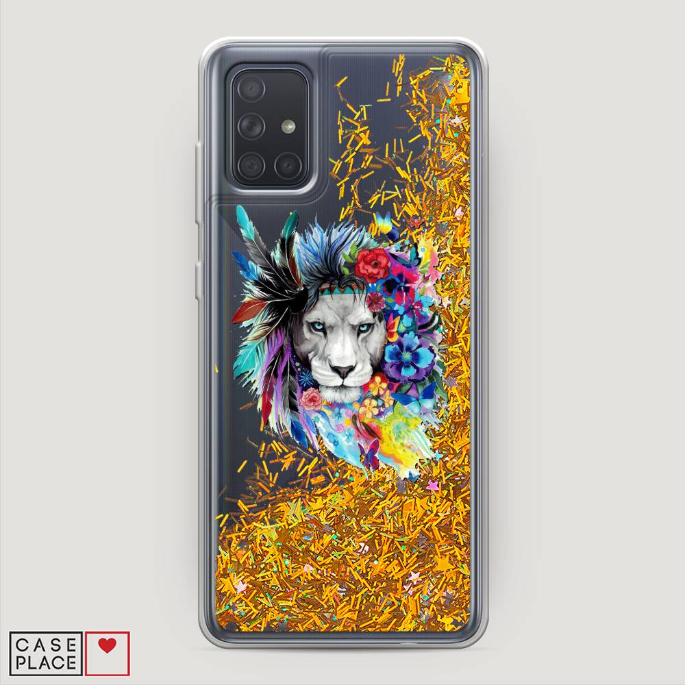 

Чехол Awog на Samsung Galaxy A71 4G "Гавайский лев", Разноцветный, 29090-1