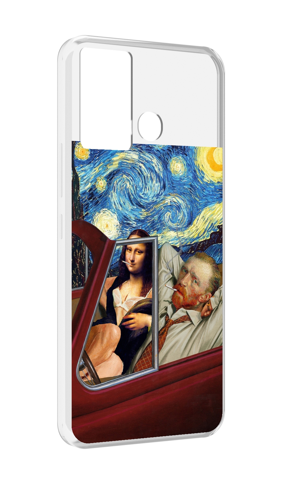 

Чехол MyPads Да-Винчи-в-одном для Infinix Hot 12 Play, Прозрачный, Tocco