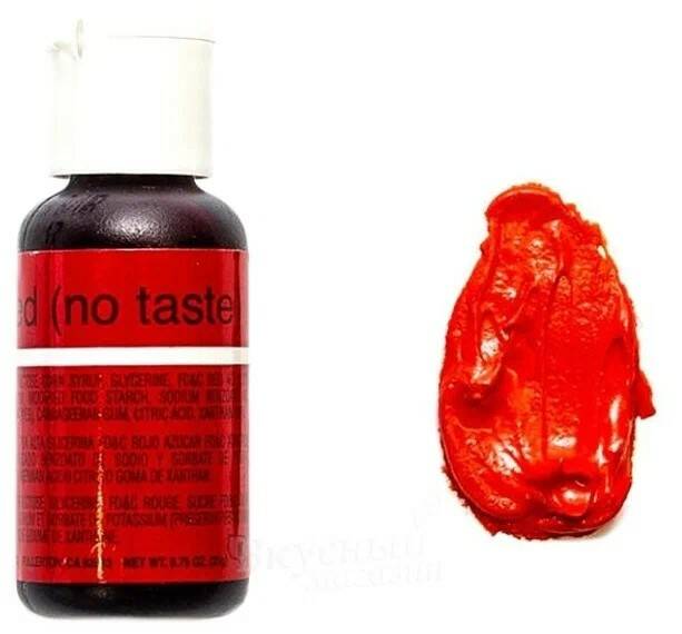 

Краска Красный тюльпан гелевая Tulip Red Liqua-Gel Chefmaster, 20 гр.