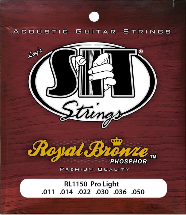 фото Струны для акустической гитары sit strings rl1150 royal bronze pro light 11-50