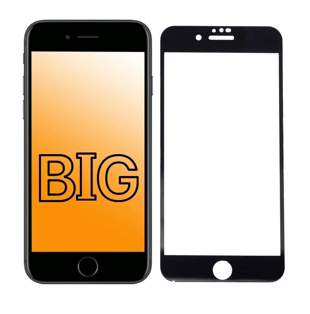 

Защитное стекло для iPhone 7, iPhone 8 и iPhone SE (2020) с черной рамкой, iPhone 7; iPhone 8; iPhone SE (2020)