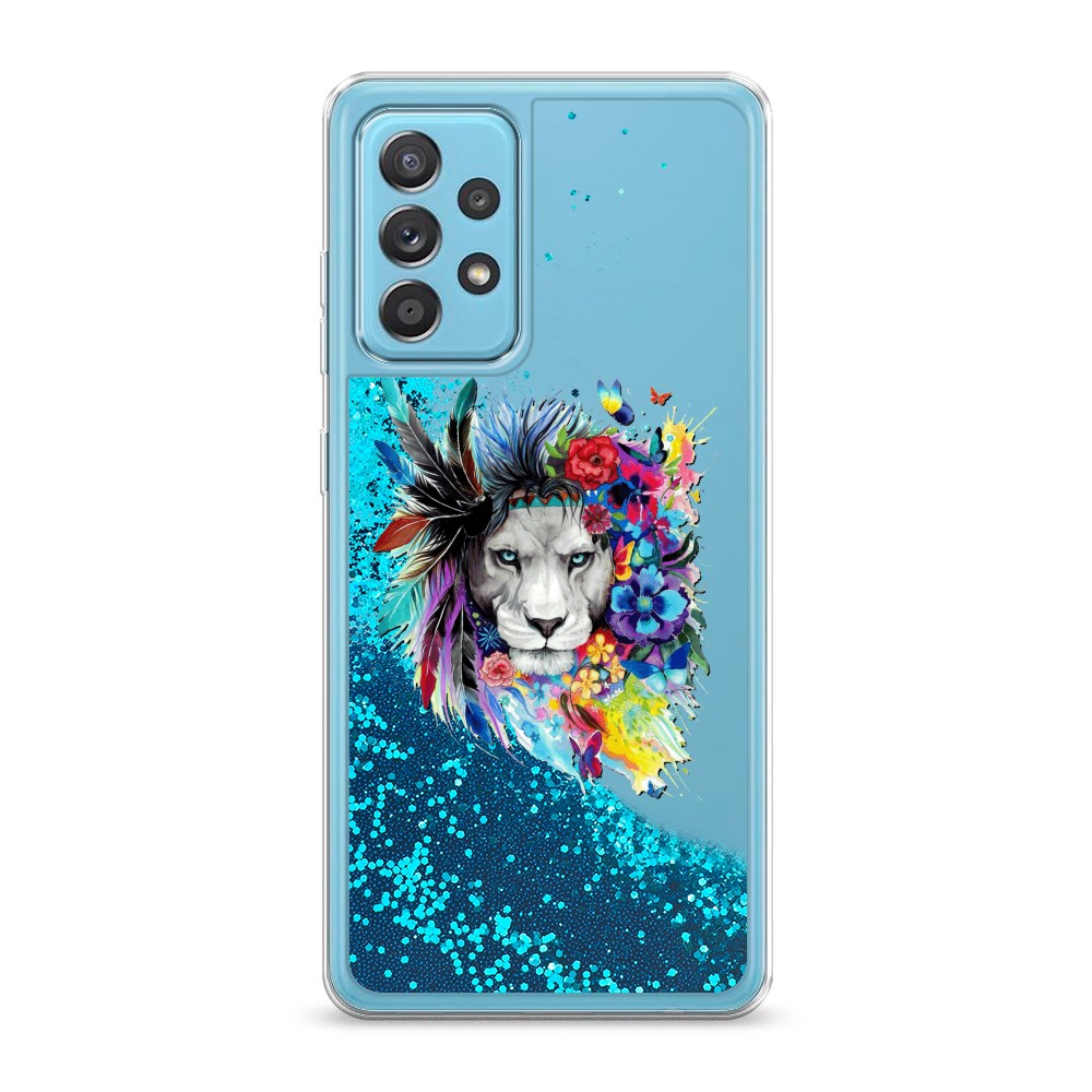 

Жидкий чехол с блестками "Гавайский лев" на Samsung Galaxy A52, 2102493-1