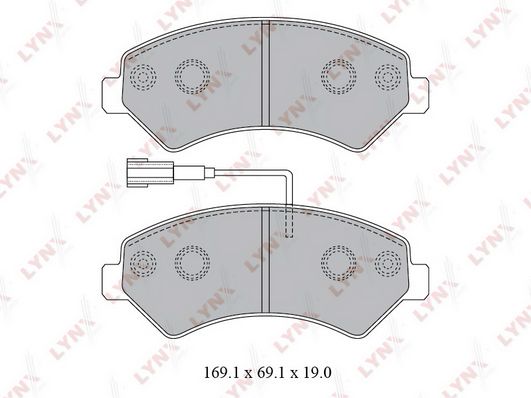 

Колодки торм.пер.CITROEN JUMPER, FIAT DUCATO, PEUGEOT BOXER 2.2D-3.0D 07=>