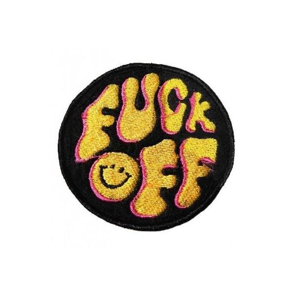 

Патч на липучке Fuck off, 7 см, 00115934