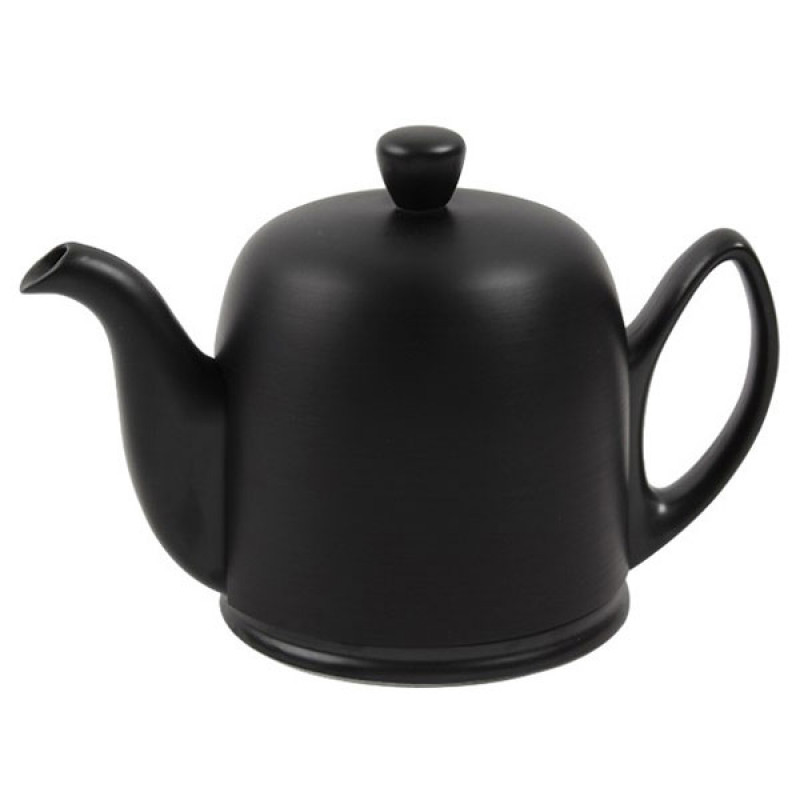 

Чайник заварочный GUY DEGRENNE на 6 чашек с черной крышкой 900 мл Mat Black 216414, Черный, GUY DEGRENNE Чайник заварочный на 6 чашек с черной крышкой 900 мл фарфор Mat Black (216414)