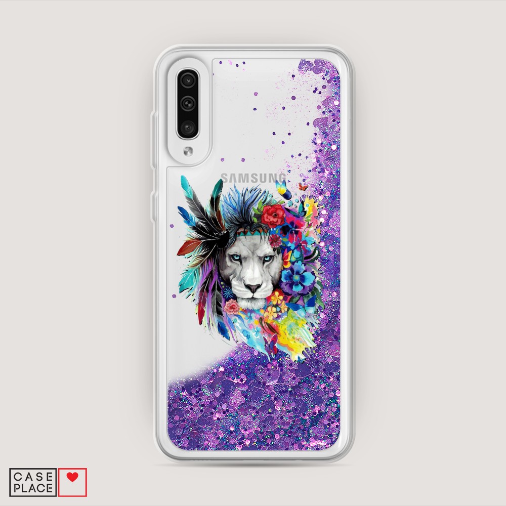

Чехол Awog на Samsung Galaxy A50 "Гавайский лев", Разноцветный, 27792-1