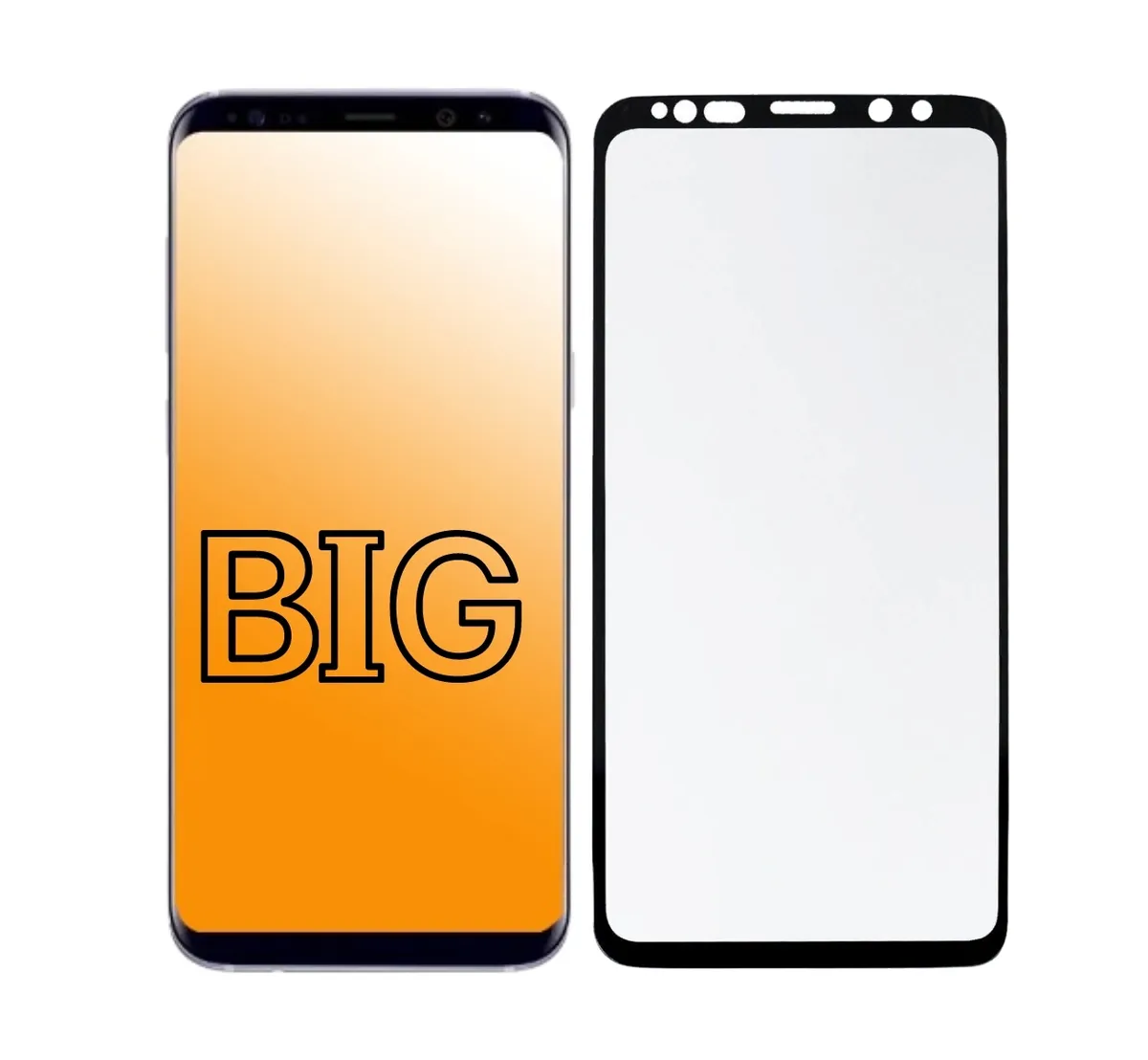 

Защитное стекло для Samsung Galaxy S8 и S9, Galaxy S8; Galaxy S9
