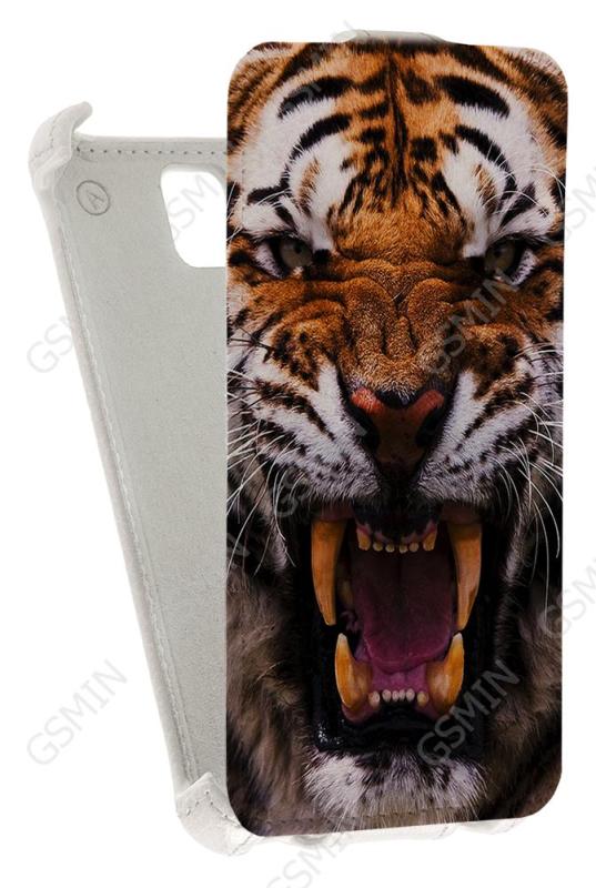 

Кожаный чехол для Huawei Y5 Armor Case (Белый) (Дизайн 142)