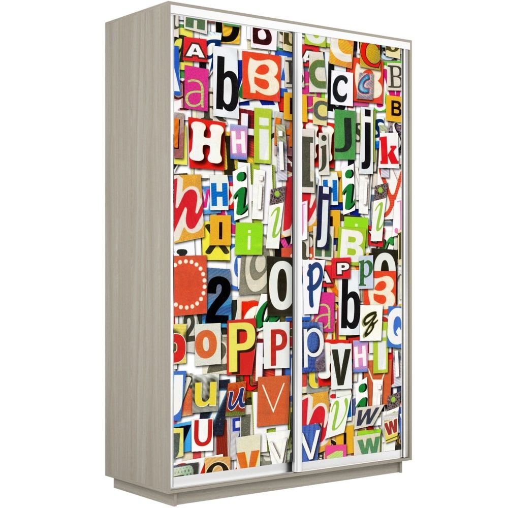 

Шкаф Е1 Экспресс Фото дуо Ясень шимо светлый 220-160 1017, Бежевый