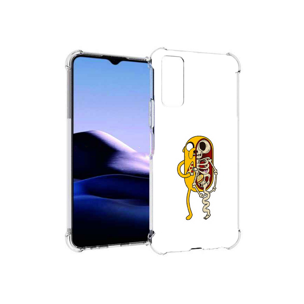 

Чехол MyPads Tocco для Vivo Y20 Джейк скелет (PT154038.379.64), Прозрачный, Tocco
