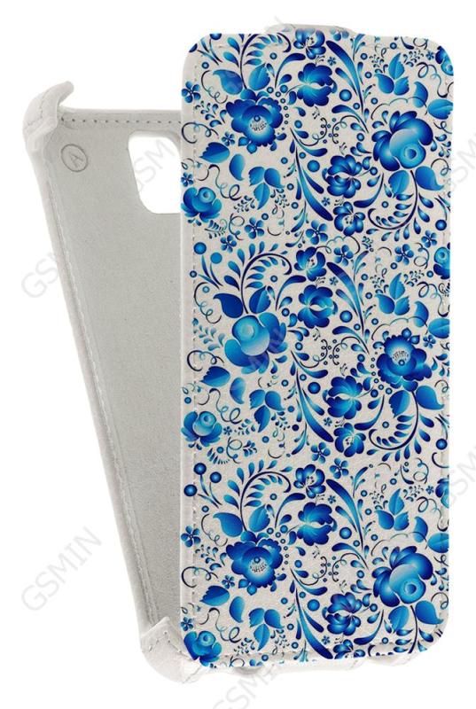 

Кожаный чехол для Huawei Y5 Armor Case (Белый) (Дизайн 18/18)