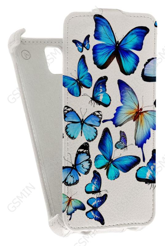 

Кожаный чехол для Huawei Y5 Armor Case (Белый) (Дизайн 13/13)