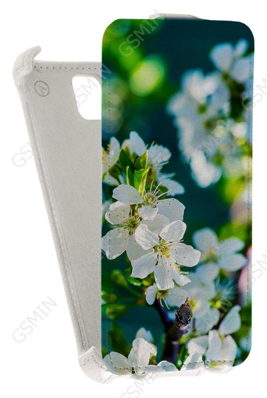 

Кожаный чехол для Huawei Y5 Armor Case (Белый) (Дизайн 42)