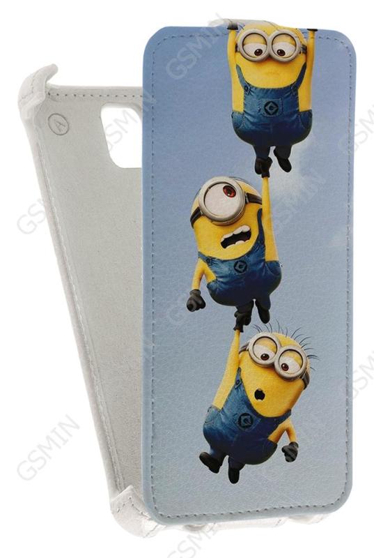 

Кожаный чехол для Huawei Y5 Armor Case (Белый) (Дизайн 1/1)