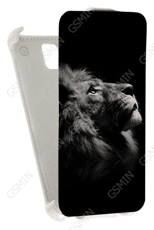 

Кожаный чехол для Huawei Y5 Armor Case (Белый) (Дизайн 143)