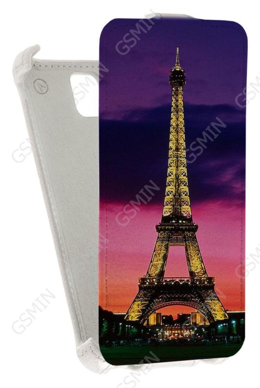 

Кожаный чехол для Huawei Y5 Armor Case (Белый) (Дизайн 154)