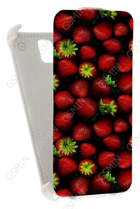 

Кожаный чехол для Huawei Y5 Armor Case (Белый) (Дизайн 141)