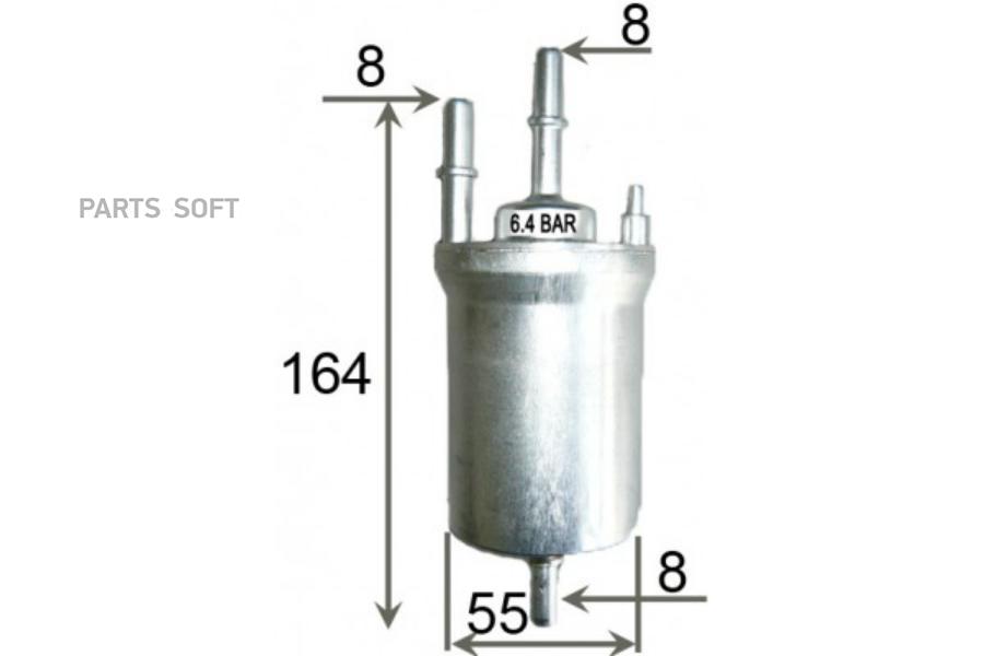 Фильтр топливный AZUMI FSP33061B