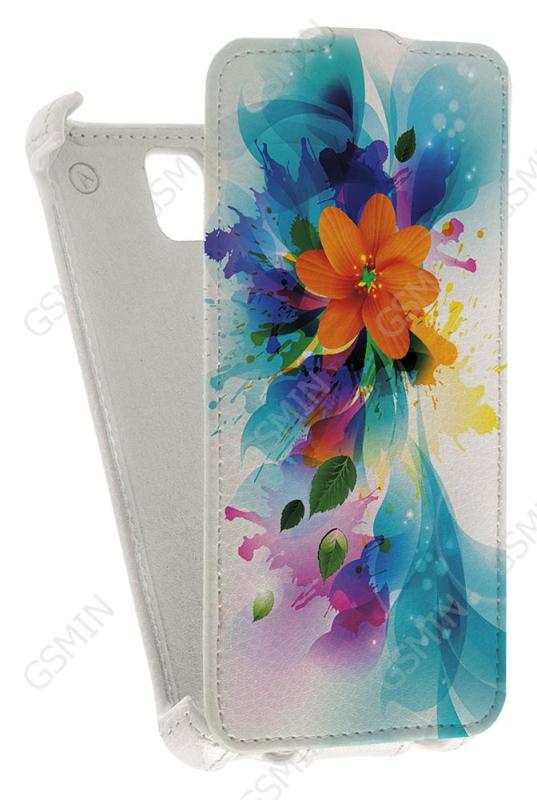 

Кожаный чехол для Huawei Y5 Armor Case (Белый) (Дизайн 6/6)