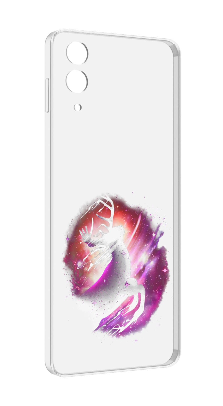 

Чехол MyPads звездный олень для Samsung Galaxy Z Flip 4 (SM-F721), Прозрачный, Tocco