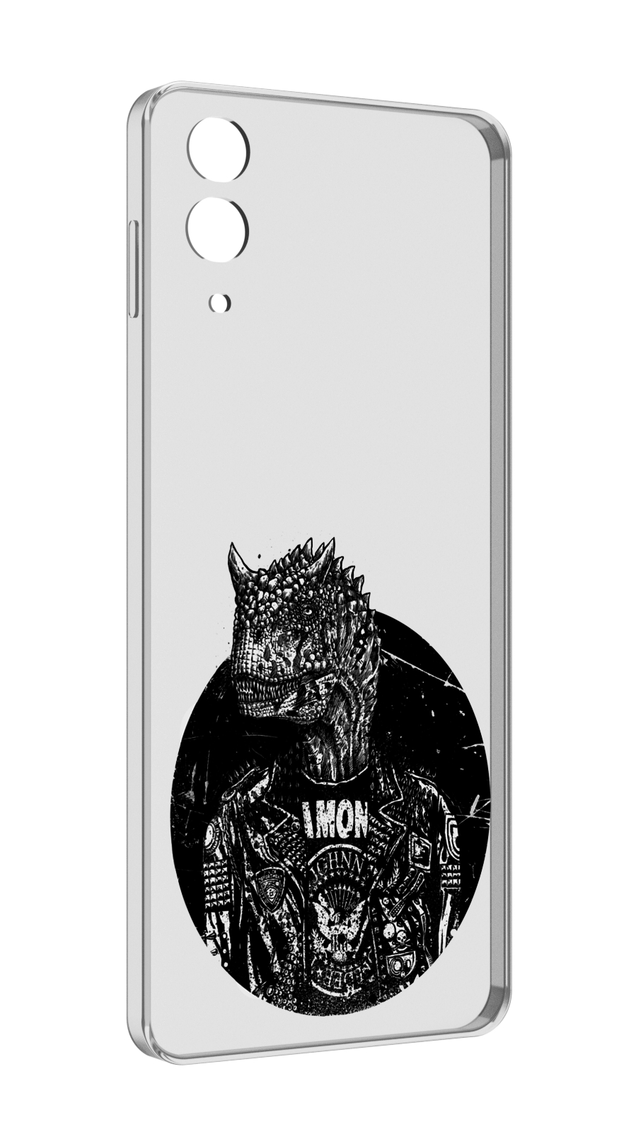 

Чехол MyPads динозавр в куртке для Samsung Galaxy Z Flip 4 (SM-F721), Прозрачный, Tocco
