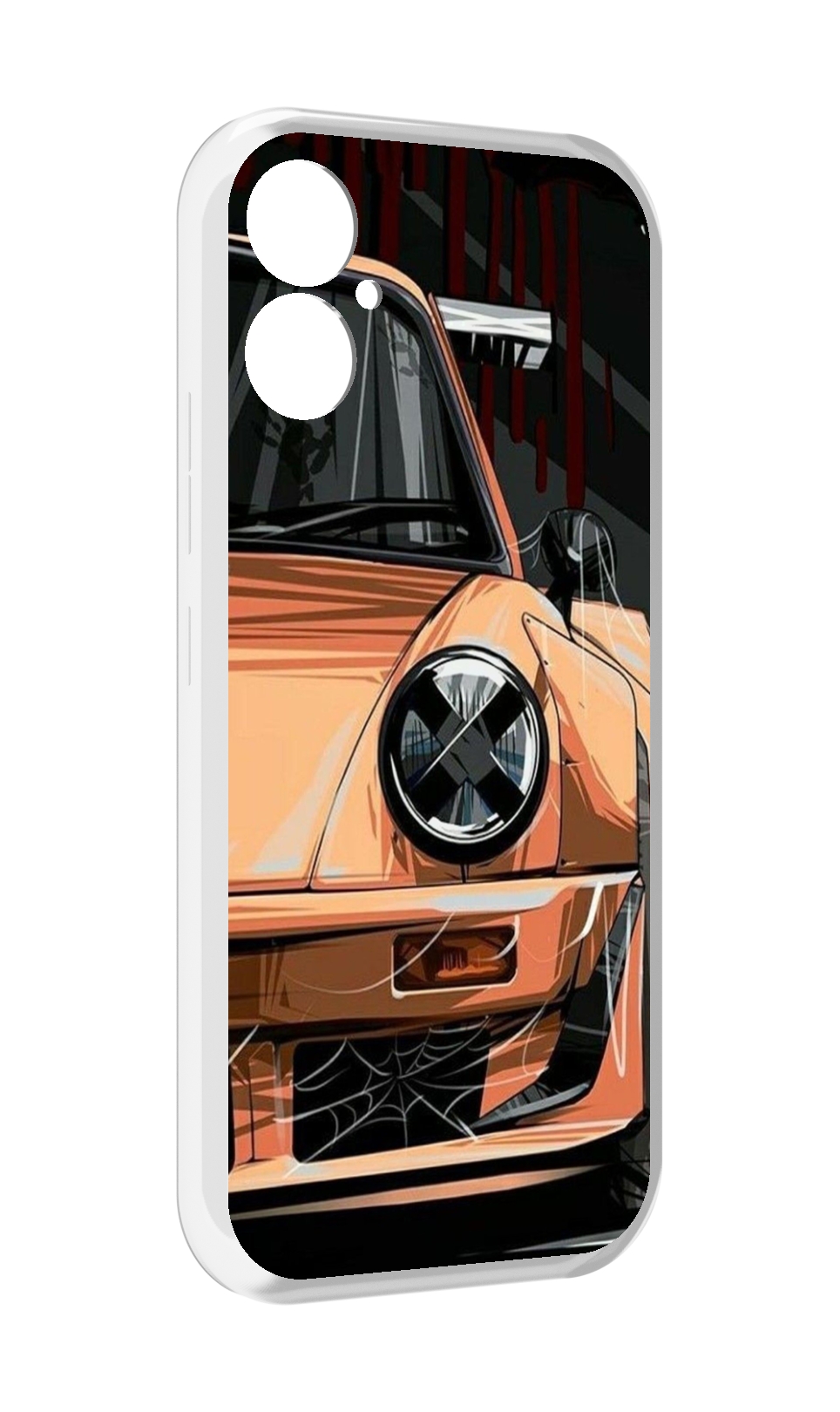 

Чехол MyPads Порш мужской для Tecno Spark 9 Pro \ Spark 9T, Прозрачный, Tocco