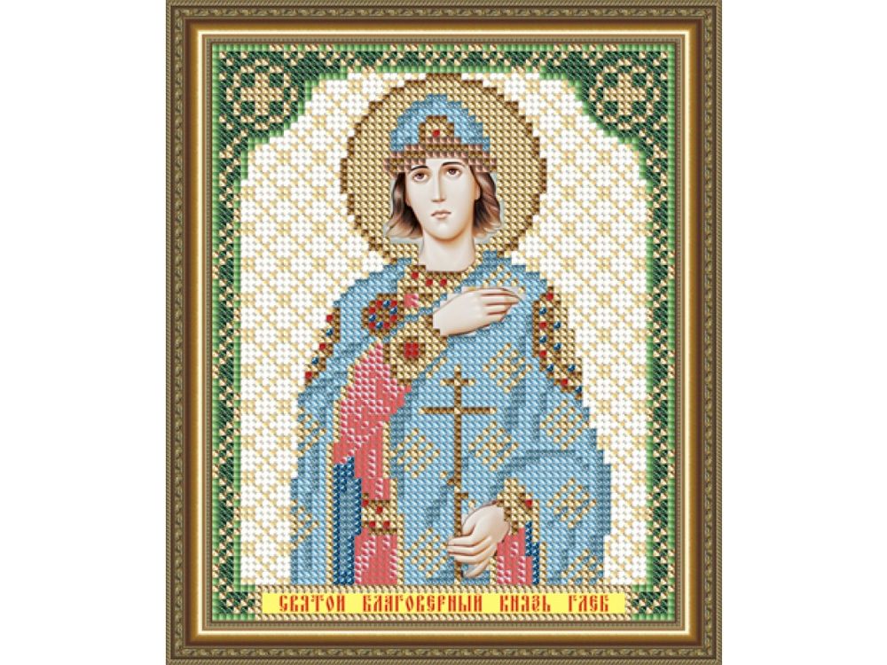 

Рисунок на ткани «Святой Благоверный Князь Глеб»