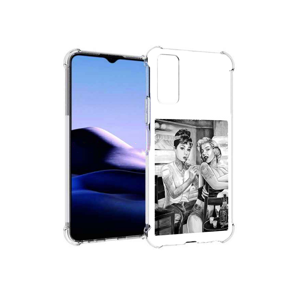

Чехол MyPads Tocco для Vivo Y20 тату мастер (PT154038.379.637), Прозрачный, Tocco