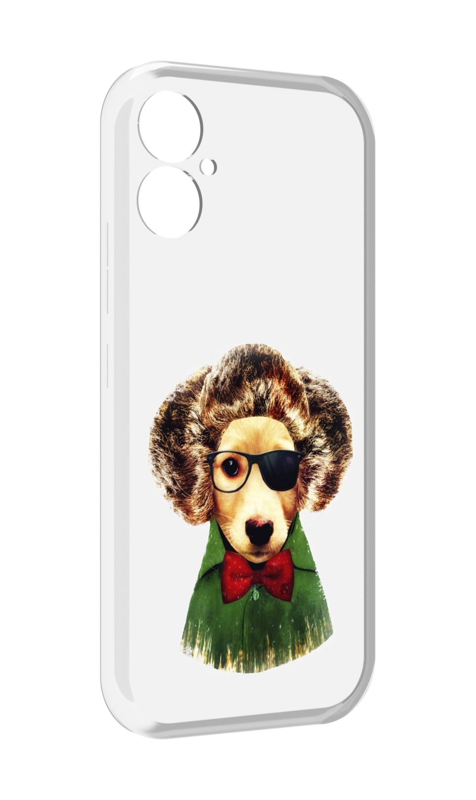 

Чехол MyPads Пес в бабочке для Tecno Spark 9 Pro \ Spark 9T, Прозрачный, Tocco