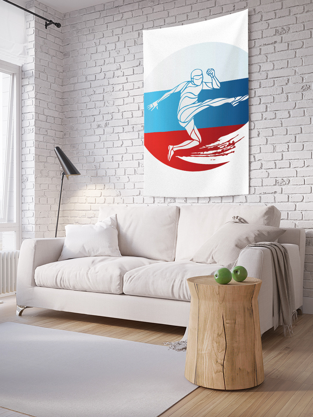 

Вертикальное фотопанно на стену JoyArty Российский гол 150x200 см, Российский гол