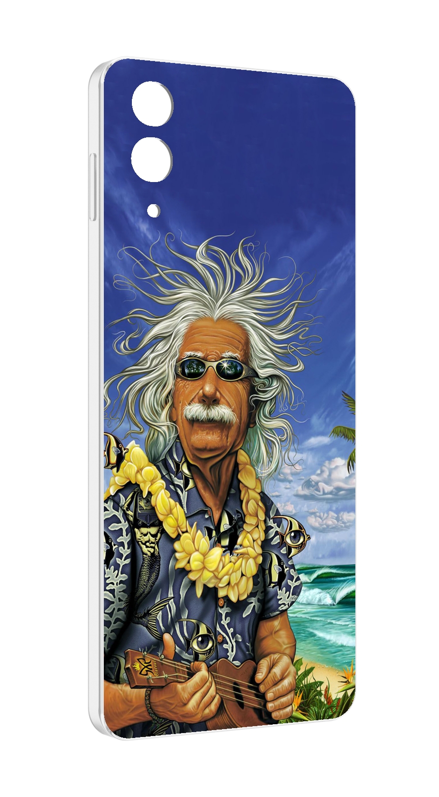 

Чехол MyPads энштейн на отдыхе для Samsung Galaxy Z Flip 4 (SM-F721), Прозрачный, Tocco