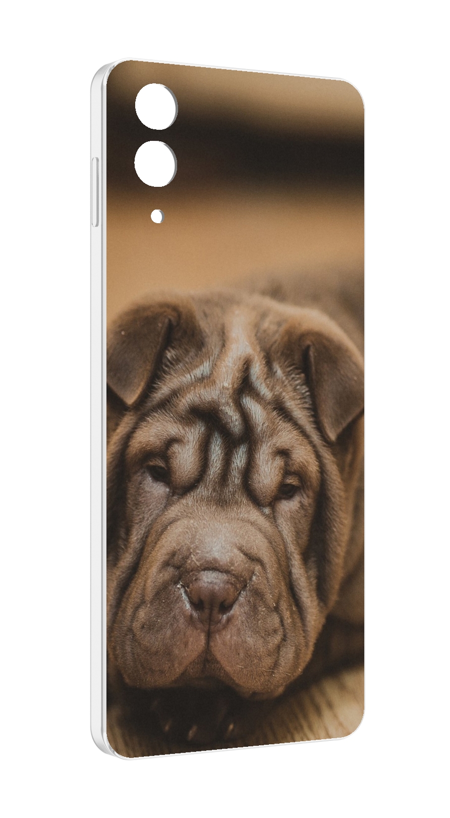 

Чехол MyPads шарпеи для Samsung Galaxy Z Flip 4 (SM-F721), Прозрачный, Tocco