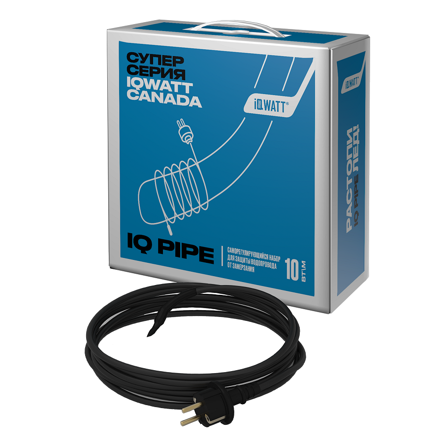 

Набор для защиты водопровода от замерзания IQWATT IQ PIPE 25 м, IQ PIPE