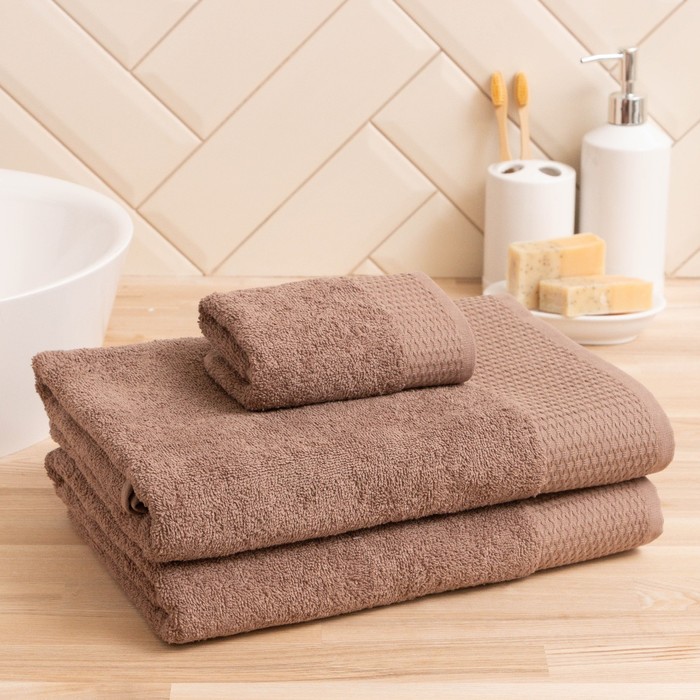 

Полотенце махровое LoveLife "Classic" 70х130 см, мокко, 100% хлопок, 450 гр/м2, Turkish cotton