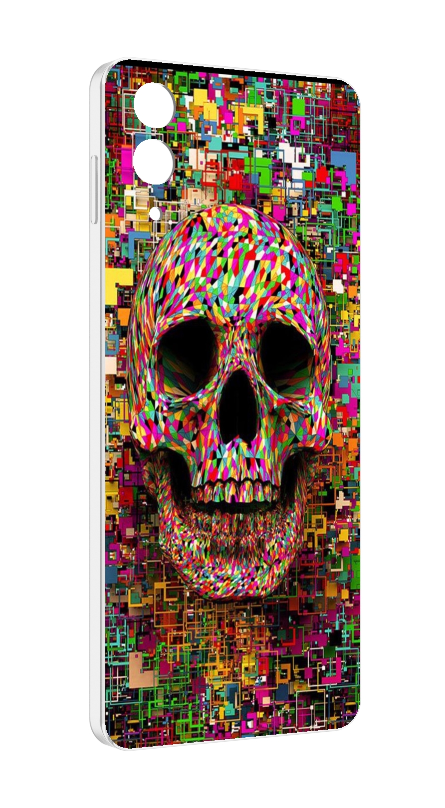 

Чехол MyPads череп красочные цвета для Samsung Galaxy Z Flip 4 (SM-F721), Прозрачный, Tocco