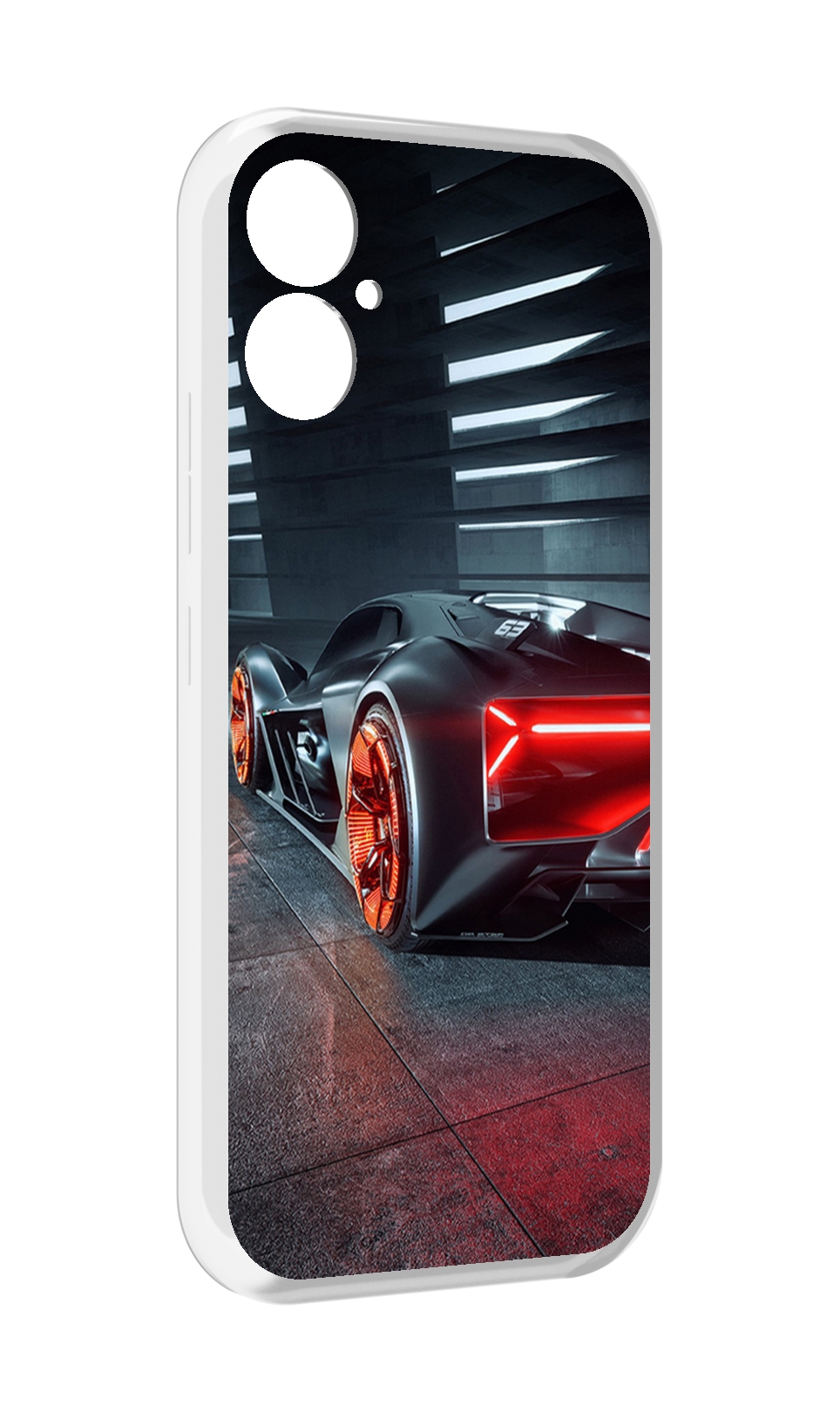 

Чехол MyPads Ночной-город мужской для Tecno Spark 9 Pro \ Spark 9T, Прозрачный, Tocco