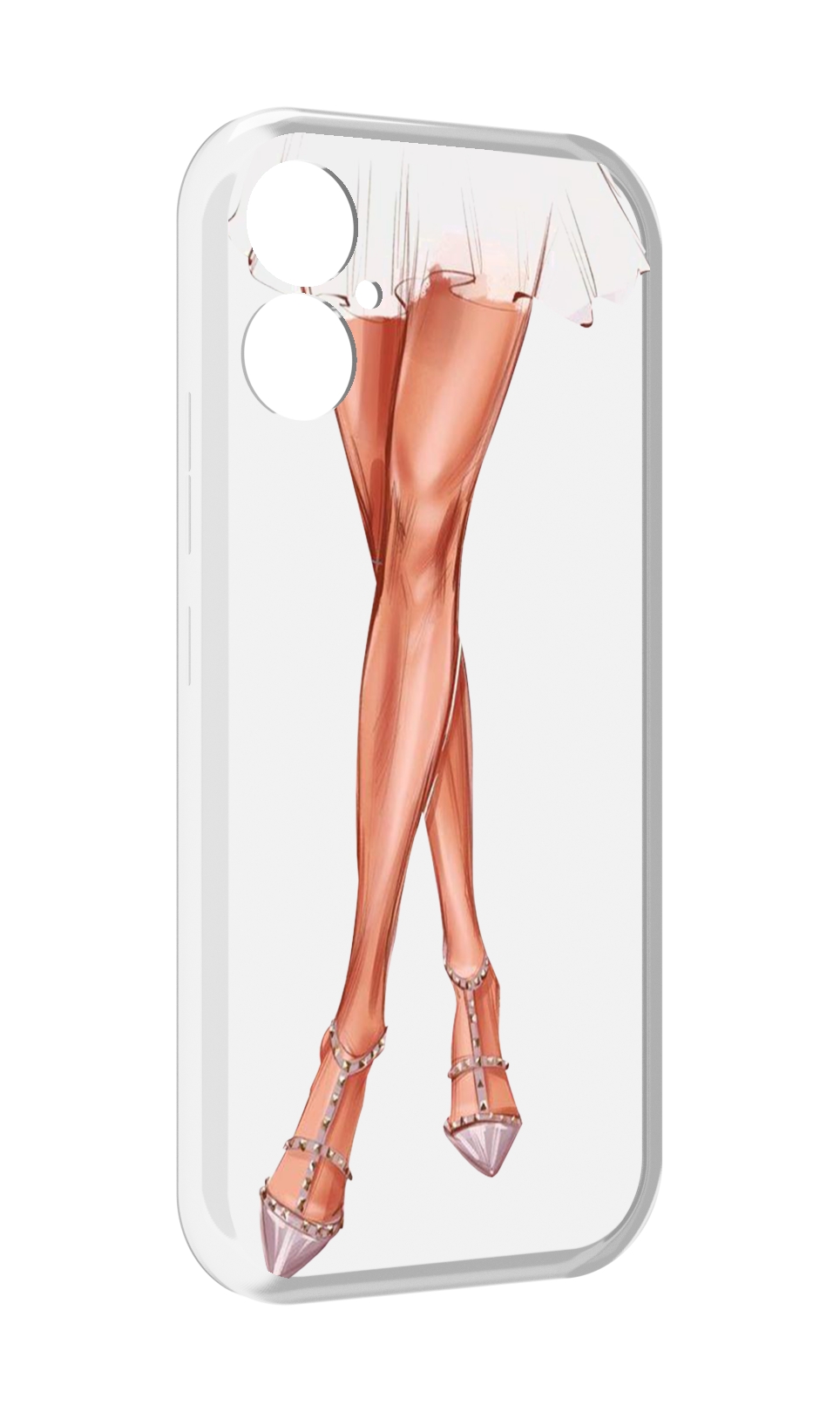 

Чехол MyPads Ножки для Tecno Spark 9 Pro \ Spark 9T, Прозрачный, Tocco