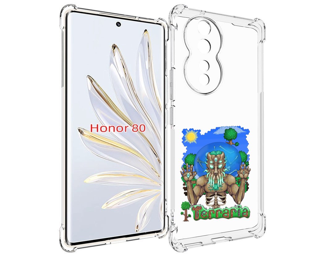 

Чехол MyPads Террария для Honor 80, Прозрачный, Tocco