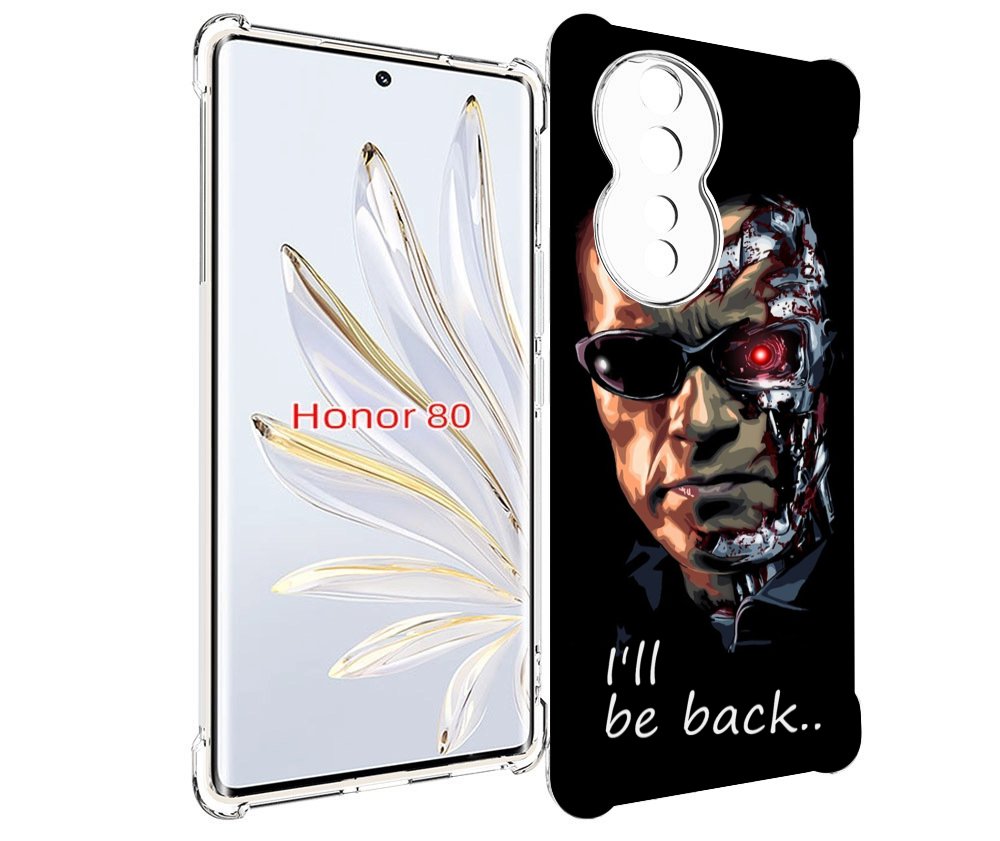 

Чехол MyPads Терминатор для Honor 80, Прозрачный, Tocco