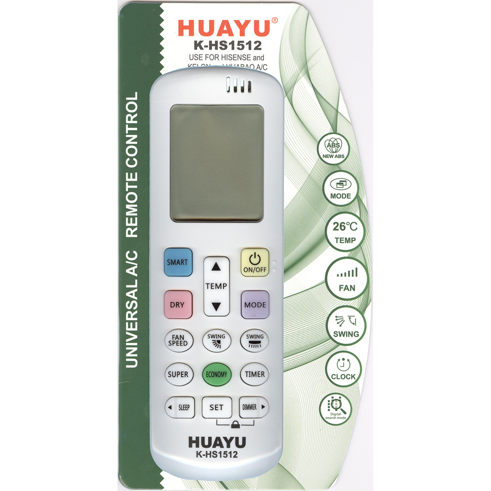 Пульт Huayu K-HS1512 пульт huayu k fg1503