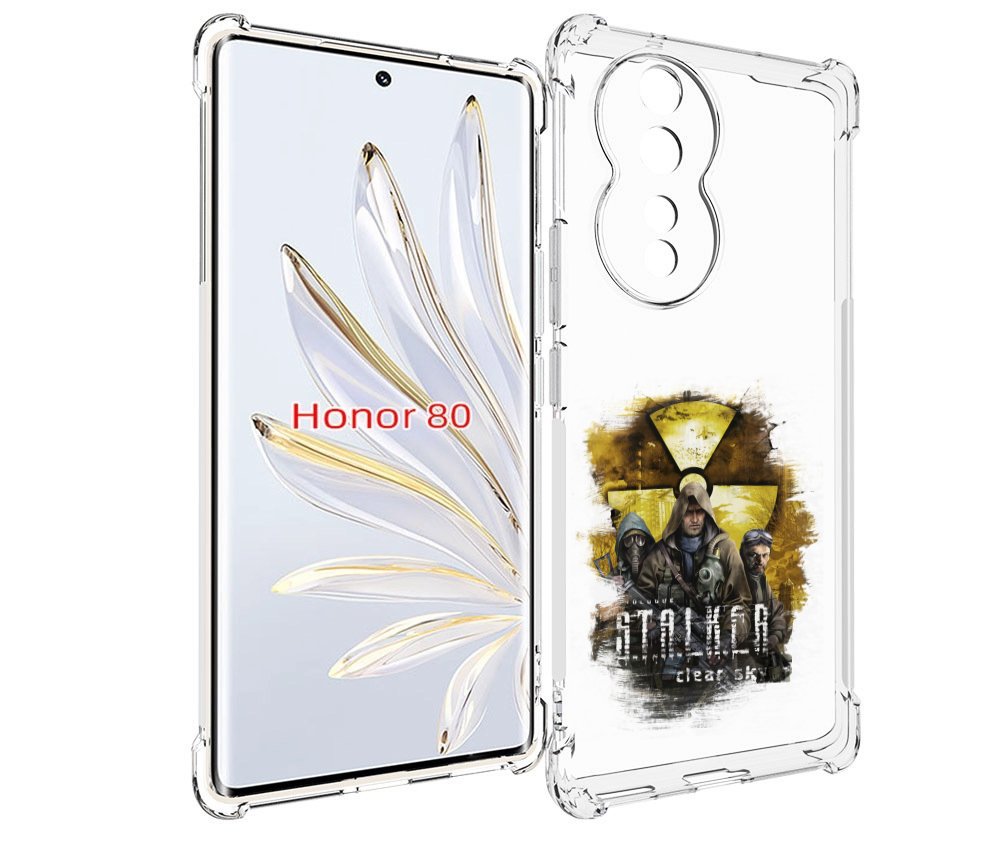 

Чехол MyPads Сталкер мужской для Honor 80, Прозрачный, Tocco