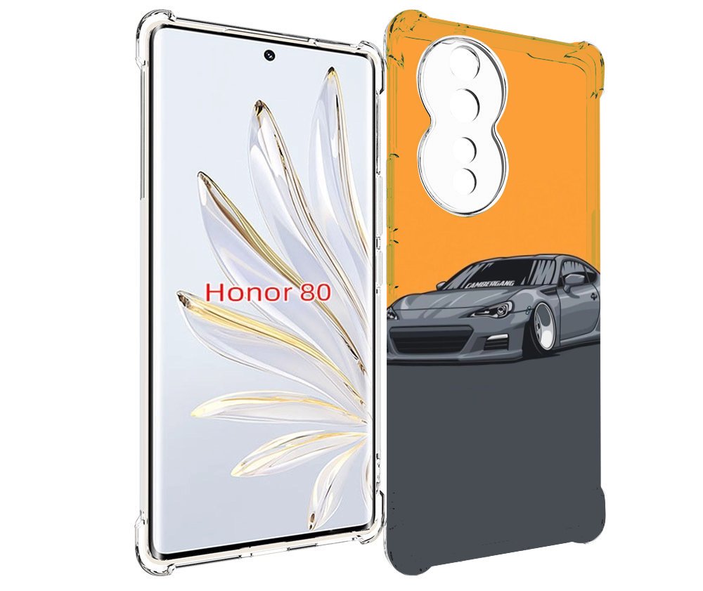 

Чехол MyPads Спорт-кар для Honor 80, Прозрачный, Tocco