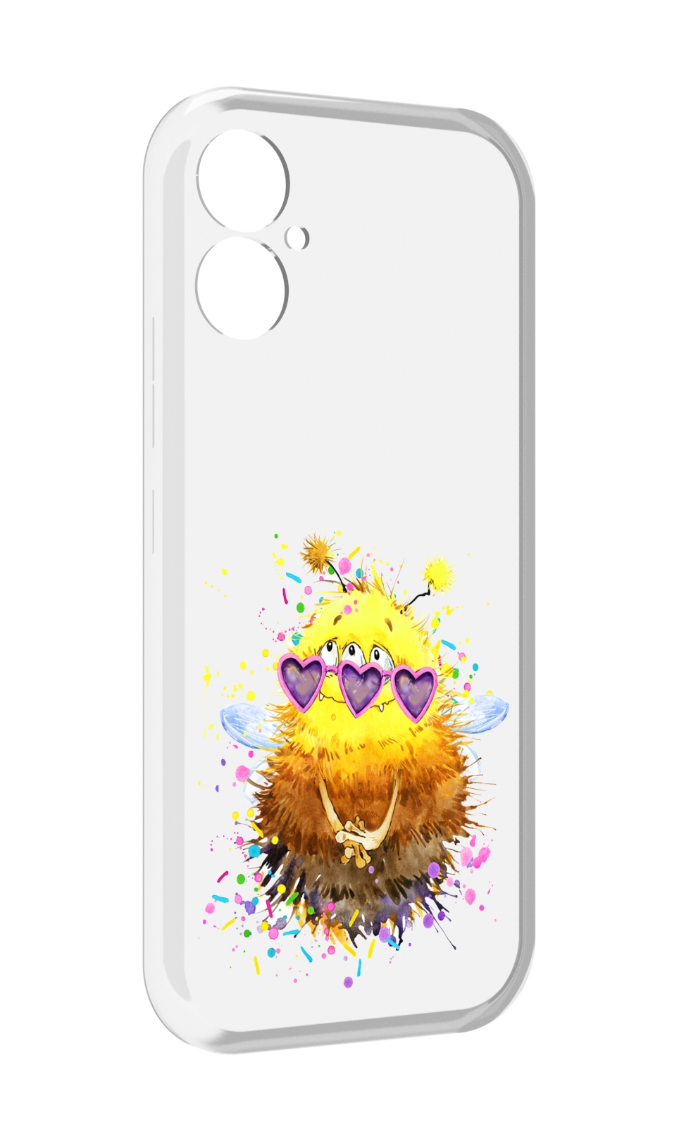 

Чехол MyPads Пушитый шмель для Tecno Spark 9 Pro \ Spark 9T, Прозрачный, Tocco