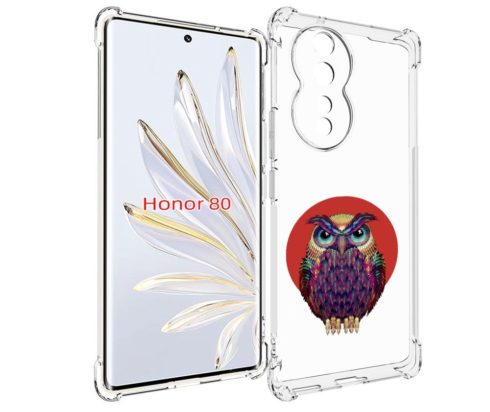 

Чехол MyPads Сова 3 для Honor 80, Прозрачный, Tocco
