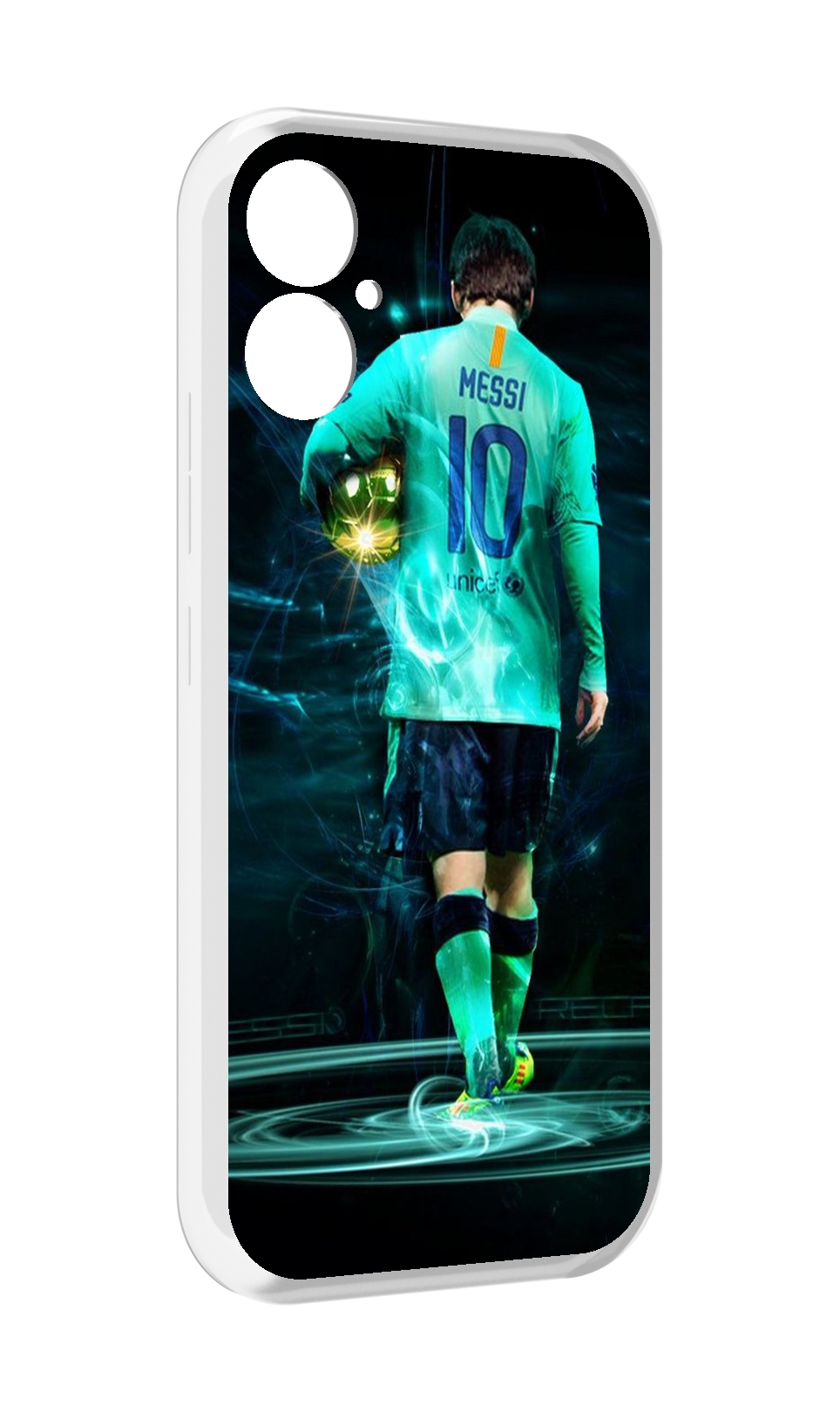 

Чехол MyPads Месси мужской для Tecno Spark 9 Pro \ Spark 9T, Прозрачный, Tocco