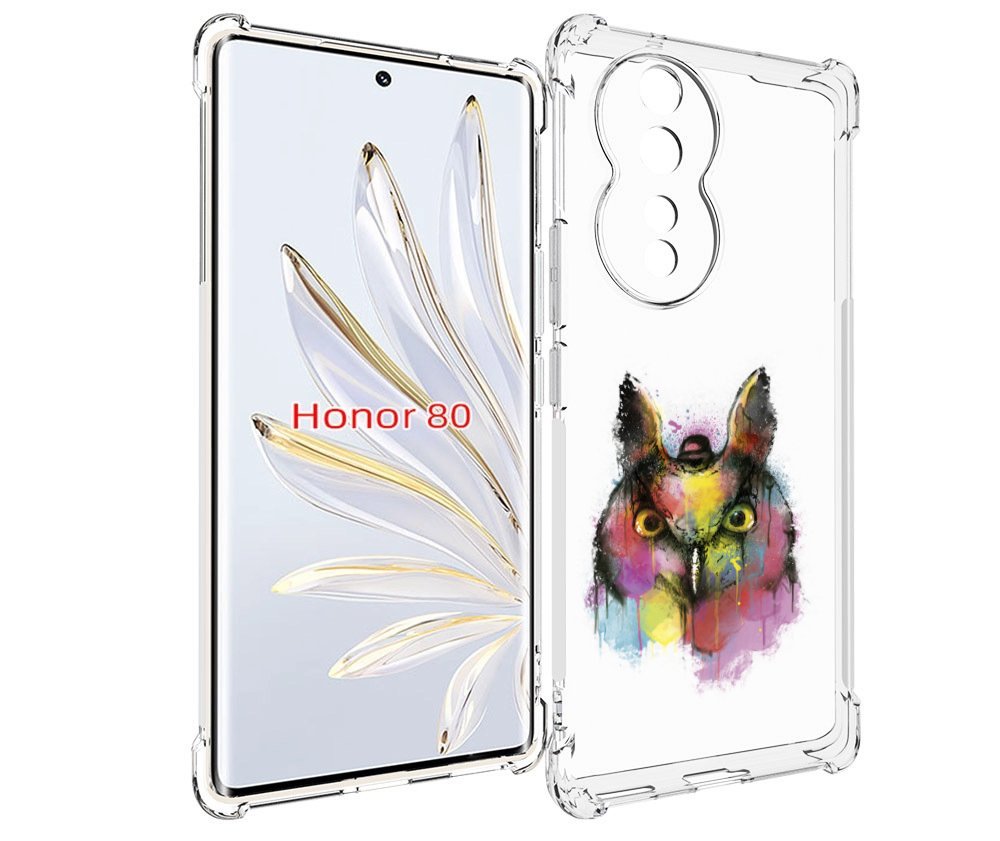 

Чехол MyPads Сова 2 для Honor 80, Прозрачный, Tocco
